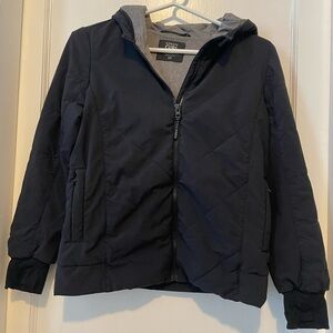 Athleta Girl Jump To It Jacket, Black, Size L(12)